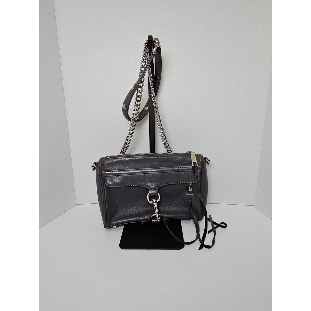 Rebecca Minkoff Mini M.A.C Grey Crossbody Bag